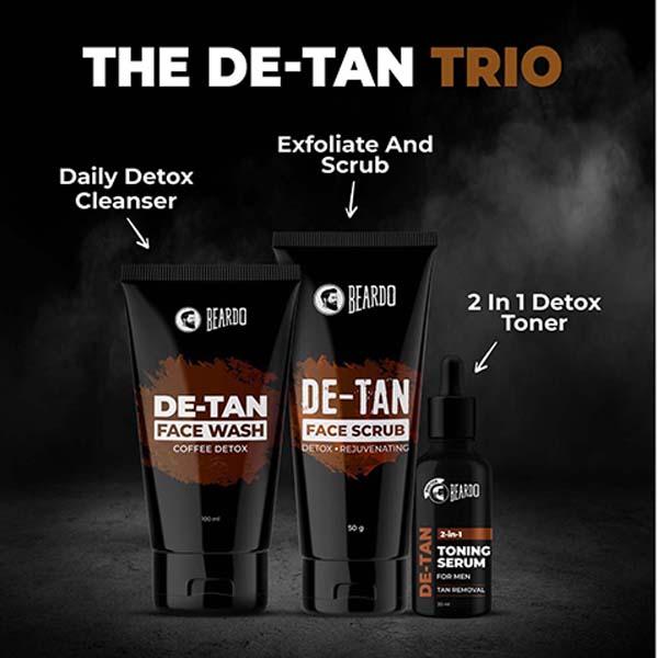 Beardo De-Tan Face Scrub 50 gm - Scrubs & Exfoliants