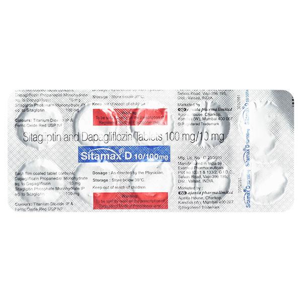 Netmeds | SITAMAX D 10/100 Tablet 10's