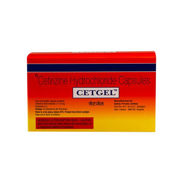 Cetgel Capsule 10'S - Allergies-Ant