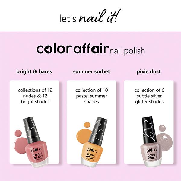 Plum Color Affair Nail Polish with Avocado Oil Pink Clay - 128 11ml - Nail Polish