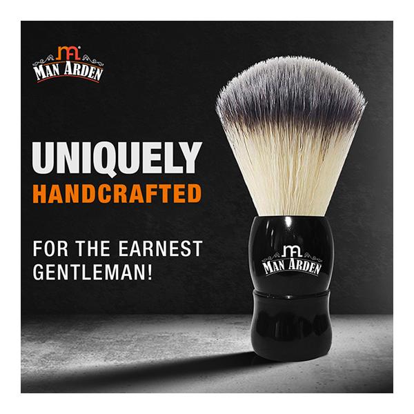 Man Arden Premium Shaving Brush - Irritation Free, High-End Bristles 1's - Shaving Brushes
