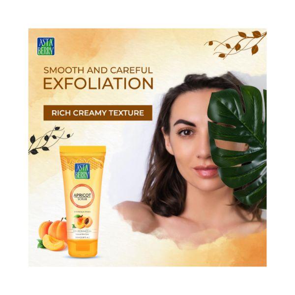 Astaberry Apricot Scrub 100 ml - Face Scrubs