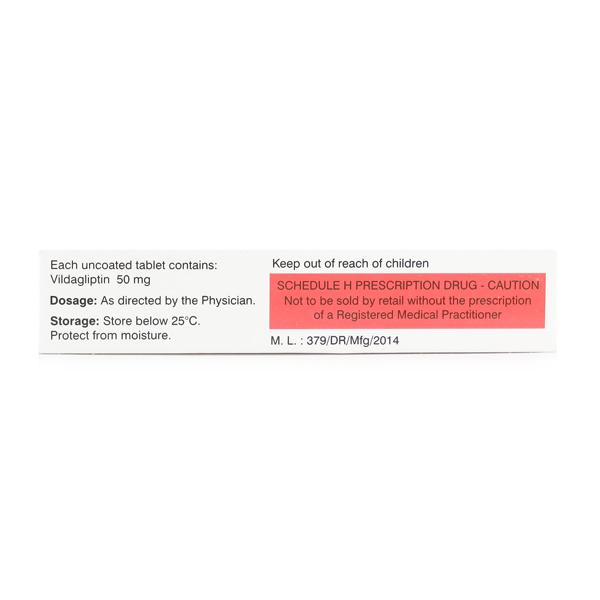 VILDANAT 50mg Tablet 14's - Diabetes-Ant