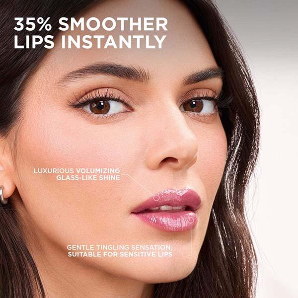 L'Oreal Paris Plump Ambition Hyaluron Lip Oil- 380 Rouge In Love- Plumping Lip Oil 5 ml - Liquid Lipsticks