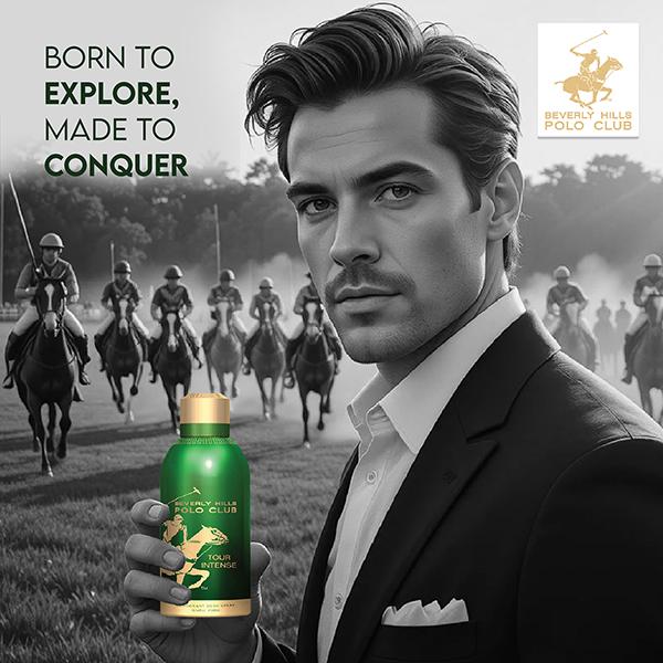 Beverly Hills Polo Club Prestige Parfum Body Spray - Tour Intense 300 ml - Men Deodorants/Roll-Ons