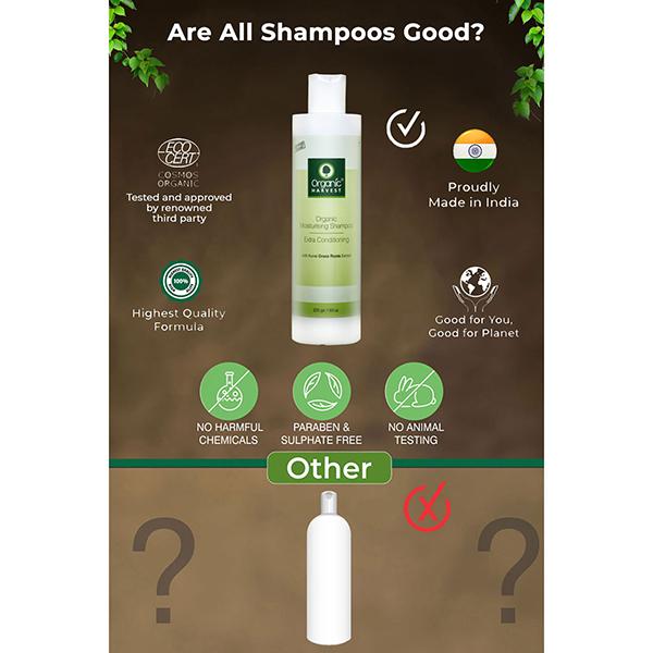 Organic Harvest Organic Extra Conditioning Moisturising Shampoo 225 gm - Shampoos