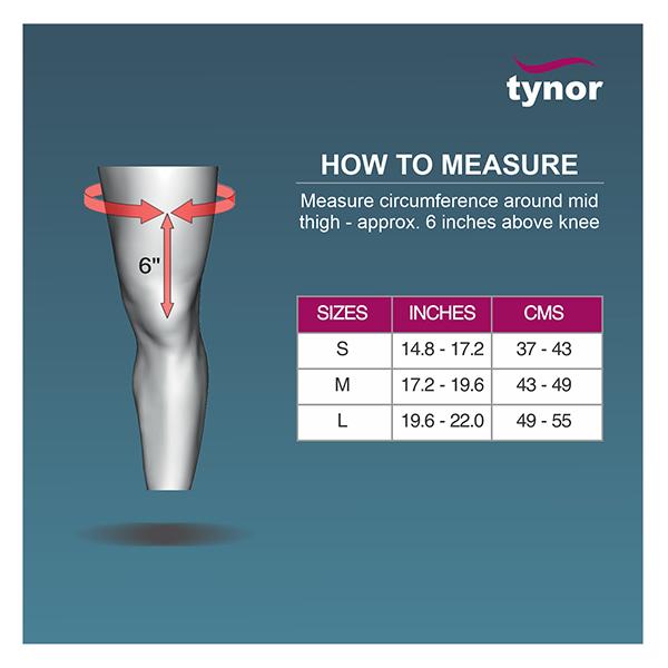 Tynor OAC Knee Immobilizer 19 Inches x 48 cm (S) (L 42) - Knee/Leg Supports