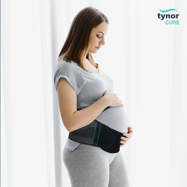 Tynor Pregnancy support - Black (L) 1's - Back/Abdomen Supports