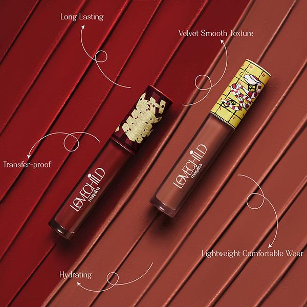 LoveChild Masaba Game On 02 Ups and Downs Mad Matte Liquid Lipstick 5 ml - Liquid Lipsticks
