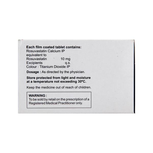 Rosave 10mg Tablet 15'S - High Cholesterol-Dys