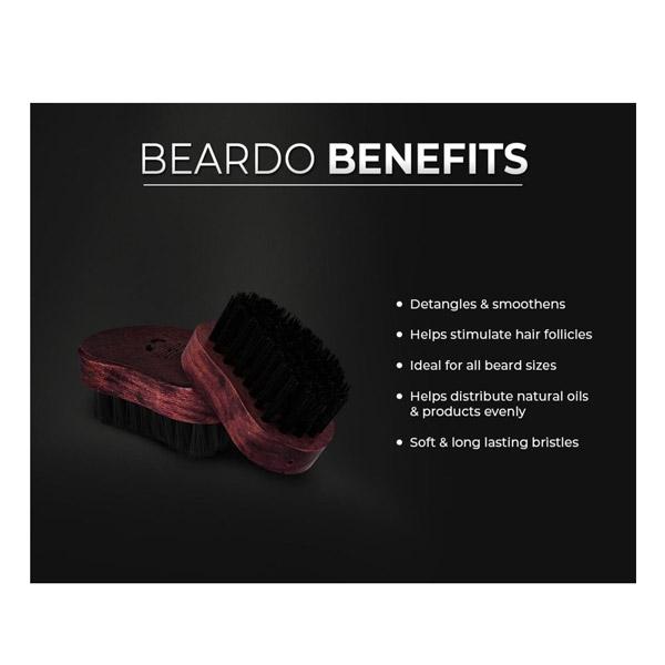 Beardo Beard Brush - Nylon Bristle - Beard Comb