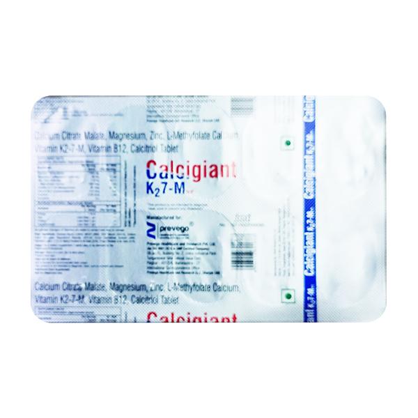 CALCIGIANT K2 7 M NF Tablet 10's - Supplements-Cal