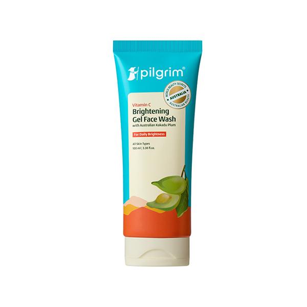 Pilgrim Vitamin CgEL FACE WASH Kakadu Plum & Lime Pearl for exfoliation & glowing skin 100 ml - Face Wash & Cleansers