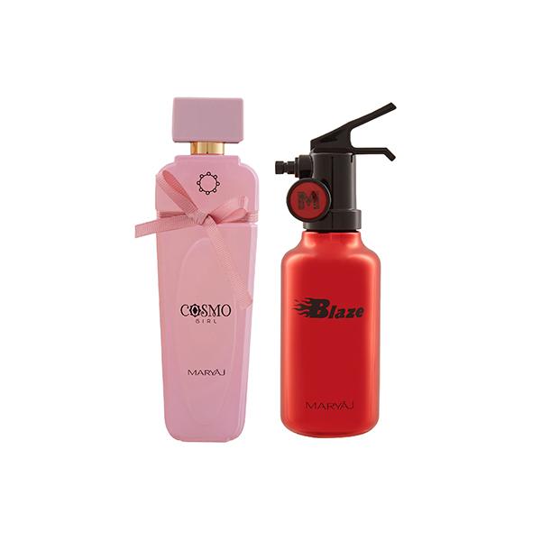 Maryaj Cosmo Girl EDP Floral Powdery Perfume And Maryaj Blaze EDP Citrus Aromatic Perfume 200 ml - Perfumes (Edt/Edp)