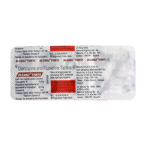 Oleanz Forte Tablet 10'S - Schizophrenia-Aps