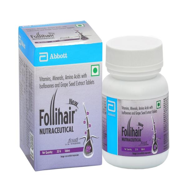 NEW Follihair Tablet 30'S - Supplements-Vam