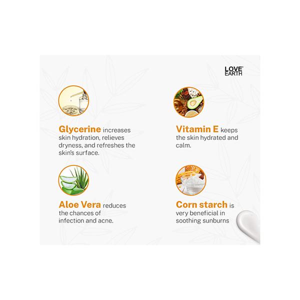 Love Earth Vitamin C Sunscreen SPF-50 for Sun's UVA, UVB Ray Protection with Vitamin C 100 ml - Body Sunscreen