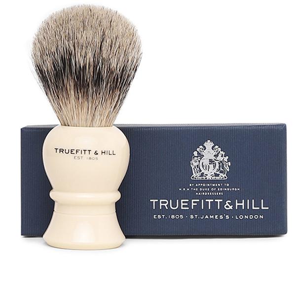 Netmeds | Truefitt and Hill Faux Ivory Super Handmade Shaving Brush Regency Luxury Essential Grooming Collection for Men 1's