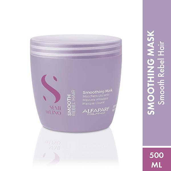 Alfaparf Milano Semi Di Lino Smoothing Mask - Dry, Frizzy Hair, Smooth, Shiny, Rebel Hair 500 ml