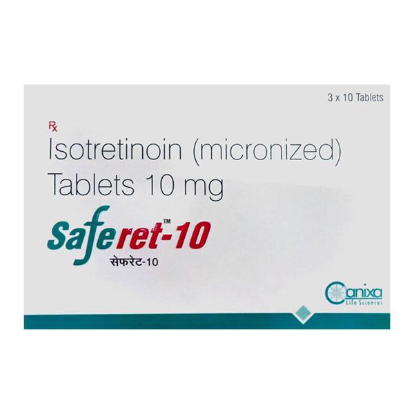 SAFERET 10 Tablet 10's - Acne-Acn