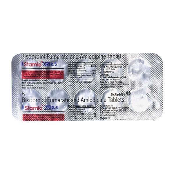 STAMLO BIS 2.5 Tablet 10's - Hypertension-Bet