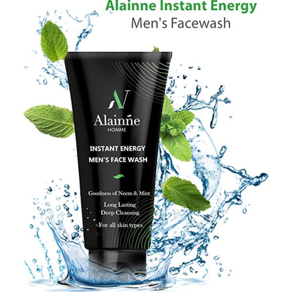 Alainne Instant Energy Men'S Face Wash 100 gm - Face Washes