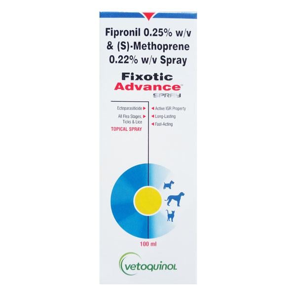 FIXOTIC ADVANCE TOPICAL Spray 100ml - Veterinary-Pharma