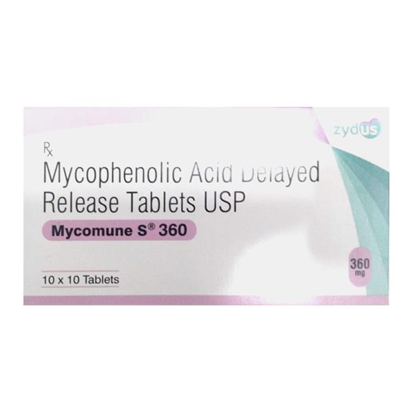 Mycomune S 360mg Tablet 10'S - Auto Immune Disease-Imm