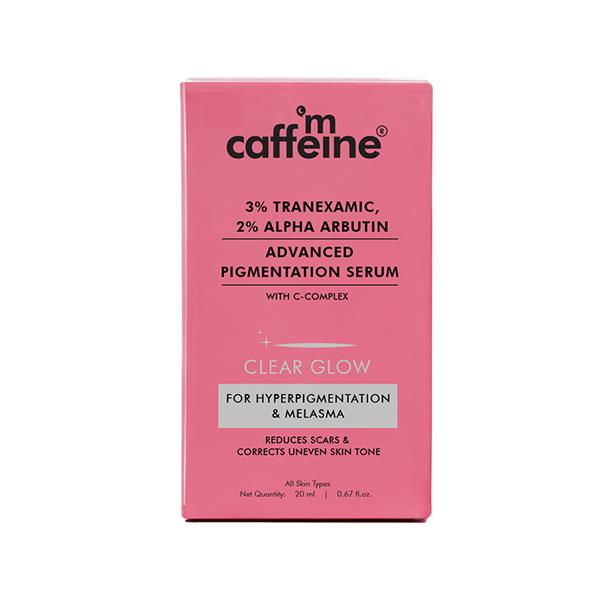 Mcaffeine Clear Glow 3% Tranexamic, 2% Alpha Arbutin Advanced Pigmentation Serum Treatment 20 ml - Face Serum