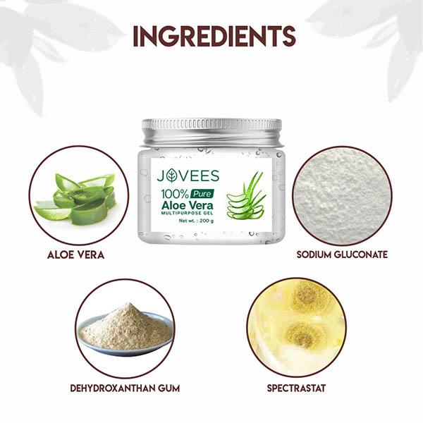 Jovees Aloe Vera Gel 200 gm - Creams/Oils/Lotions