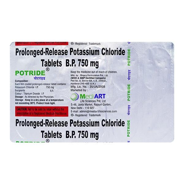 POTRIDE Tablet 10's - Supplements-Ele
