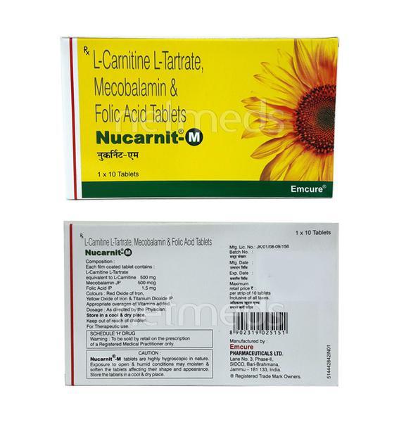 Nucarnit M Tablet 10'S - Supplements-Vam