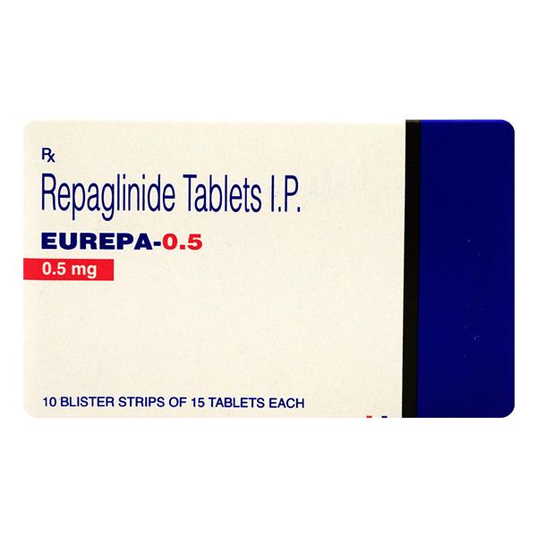 EUREPA 0.5mg Tablet 15's - Diabetes-Ant