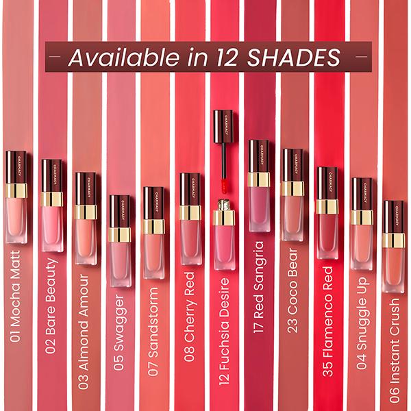 Charmacy Milano Stunning Longstay Liquid Lip Lipstick - Mocha Matt 01 5.6 ml - Liquid Lipsticks