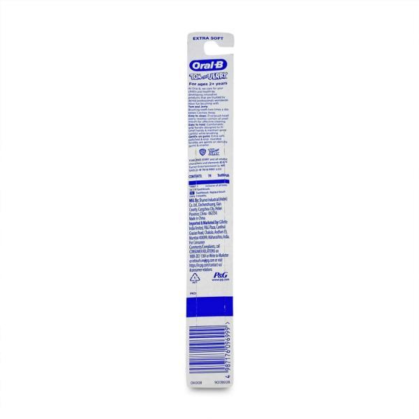 Oral B Kids Toothbrush Tom & Jerry Extra Soft Bristles  (Age 2+) 1's - Toothbrushes