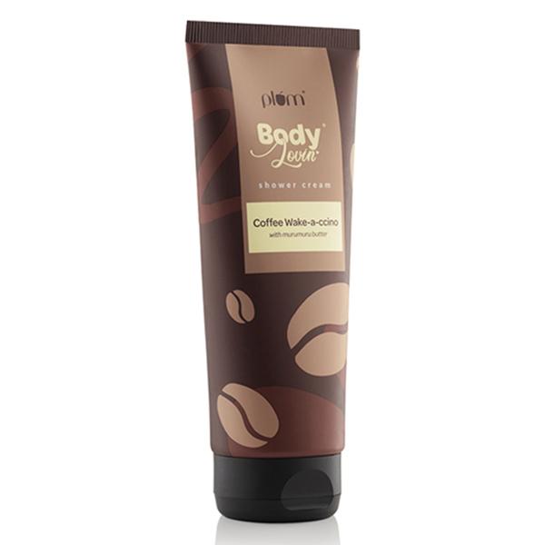 Plum Bodylovin' Coffee Wake-A-Ccino Shower Cream (Body Wash) 200 Gm - Shower Gels & Body Wash
