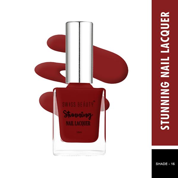 Swiss Beauty Stunning Nail Polish - (Shade-16) 10 ml - Nail Polish