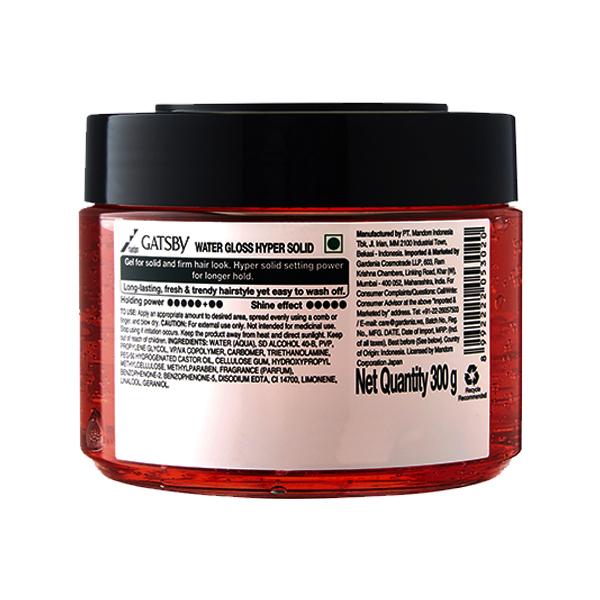 Gatsby Level 7 Water Gloss Hyper Solid 300gm - Hair Waxes