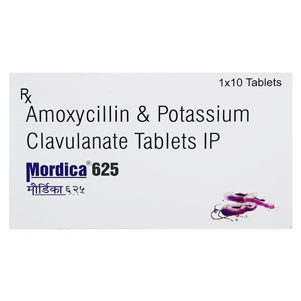 MORDICA 625 Tablet 10's - Bacterial Infections-Pen