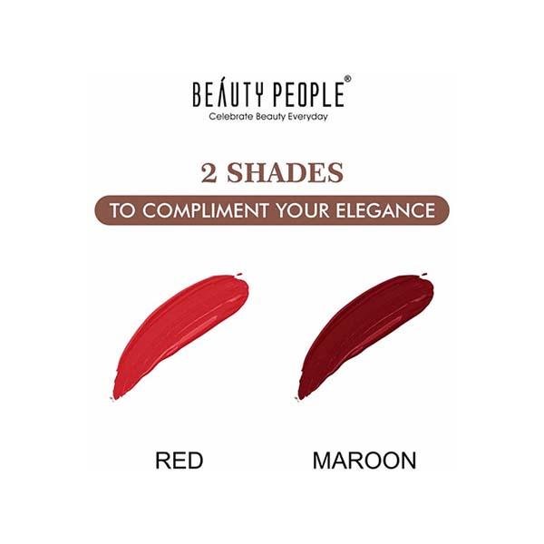 Beauty People Forever Sparkle Sindoor with Saffron And Sandalwood Maroon 12 ml - Sindoor