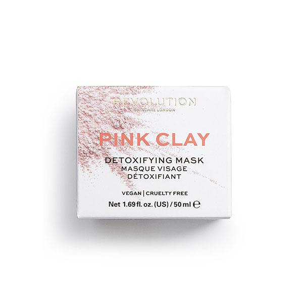 Revolution Skincare Pink Clay Detoxifying Face Mask 50 ml - Masks & Peels