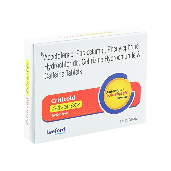 CRITICOLD ADVANCE Tablet 10's - Cough And Cold-Ant