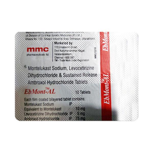 EBMONT AL TABLET 10'S - Cough And Cold-Cou