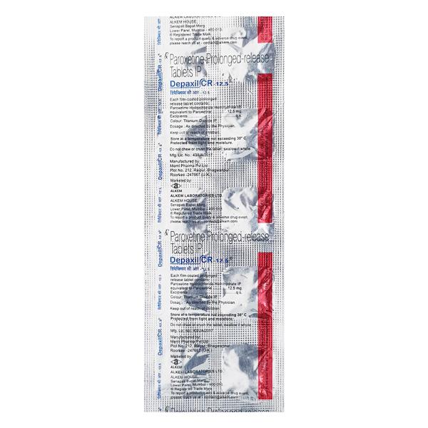 Depaxil CR 12.5mg Tablet 10'S - Depression-Ant