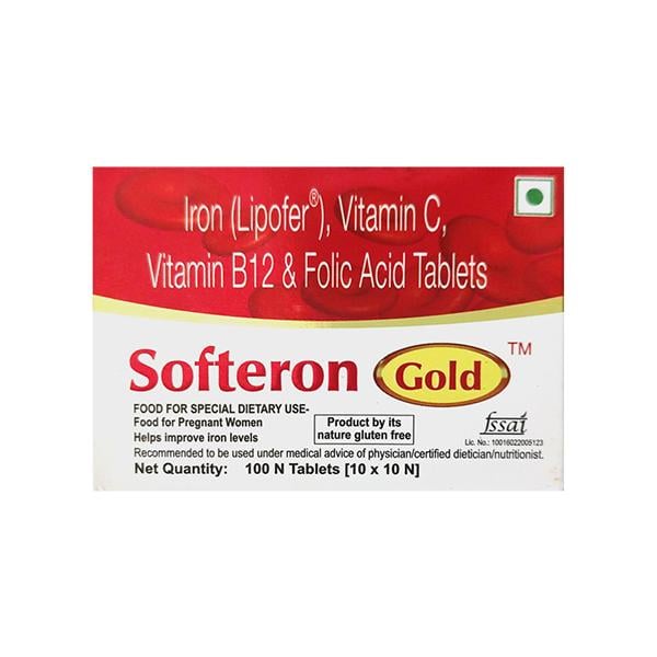 SOFTERON GOLD GLUTEN FREE Tablet 10's - Supplements-Vam