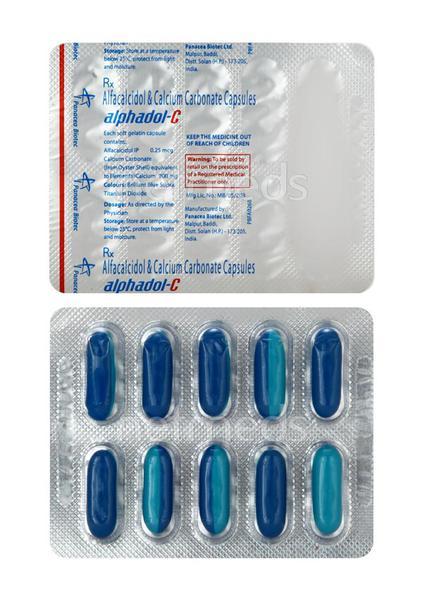 Alphadol C Capsule 10'S - Osteoporosis-Age
