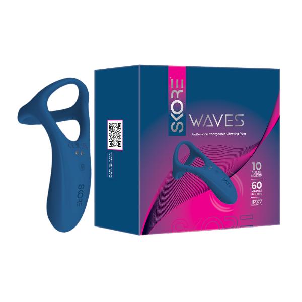 Netmeds | Skore Waves Multi-Mode Chargeable Vibrating Ring 1's