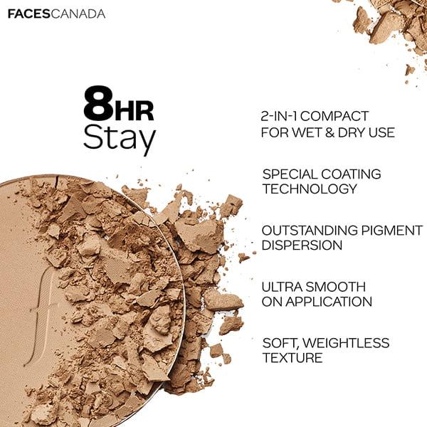 Faces Canada Ultime Pro Hd Matte Brilliance Pressed Powder Truly Sand 04 8 Gm - Compact Powder