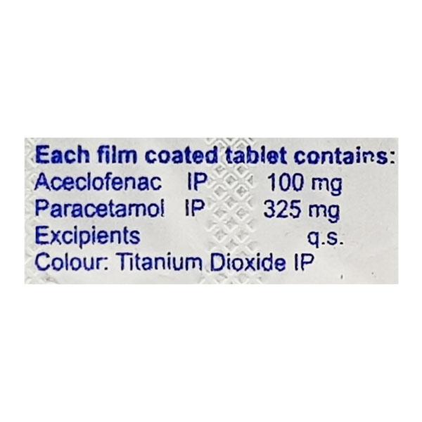 Acecloren P Tablet 10'S - Pain relief-Ano