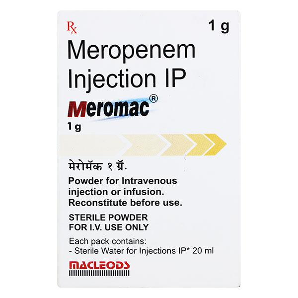 Meromac 1gm Injection 1's - Bacterial Infections-OBL